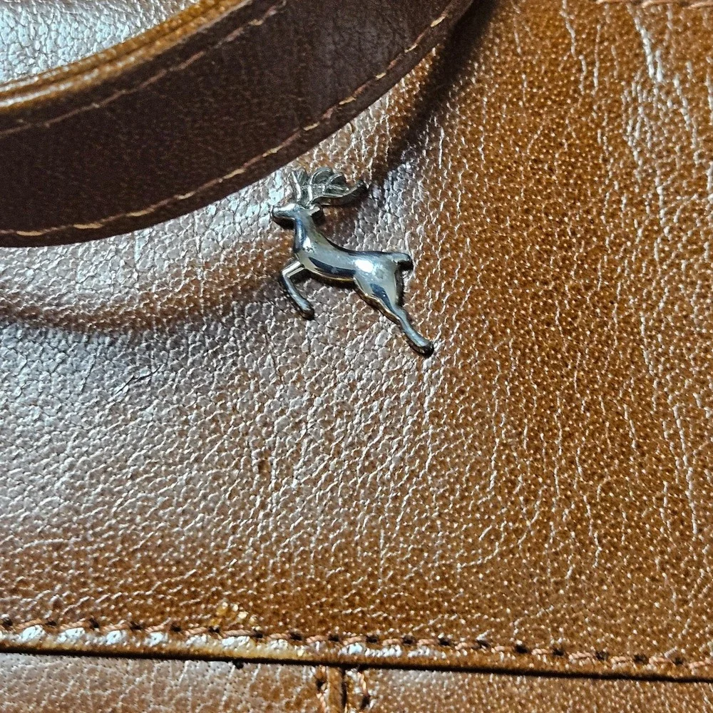 Ashwood Gina Bridge Cognac Brown Leather Crossbody Bag‎ Tanned Structured